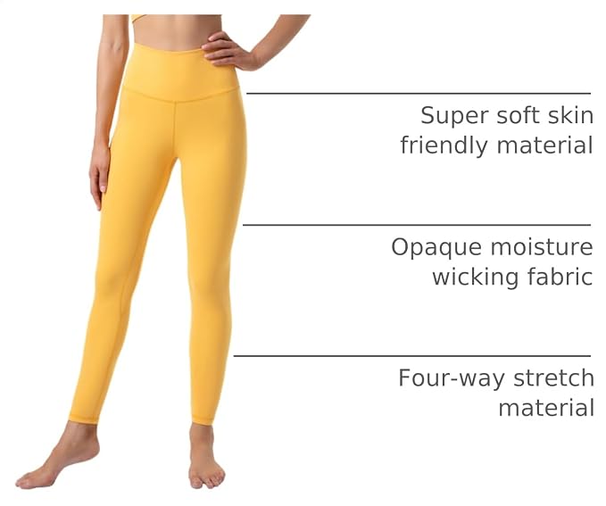 YUNOGA High-Waisted Yoga Leggings