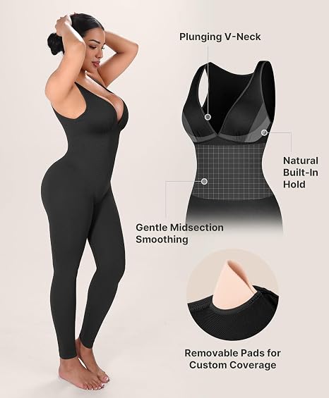 SHAPELLX Seamless Tummy Control Jumpsuit