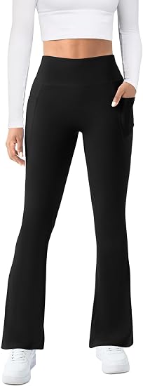 COPYLEAF High-Waisted Flare Yoga Pants