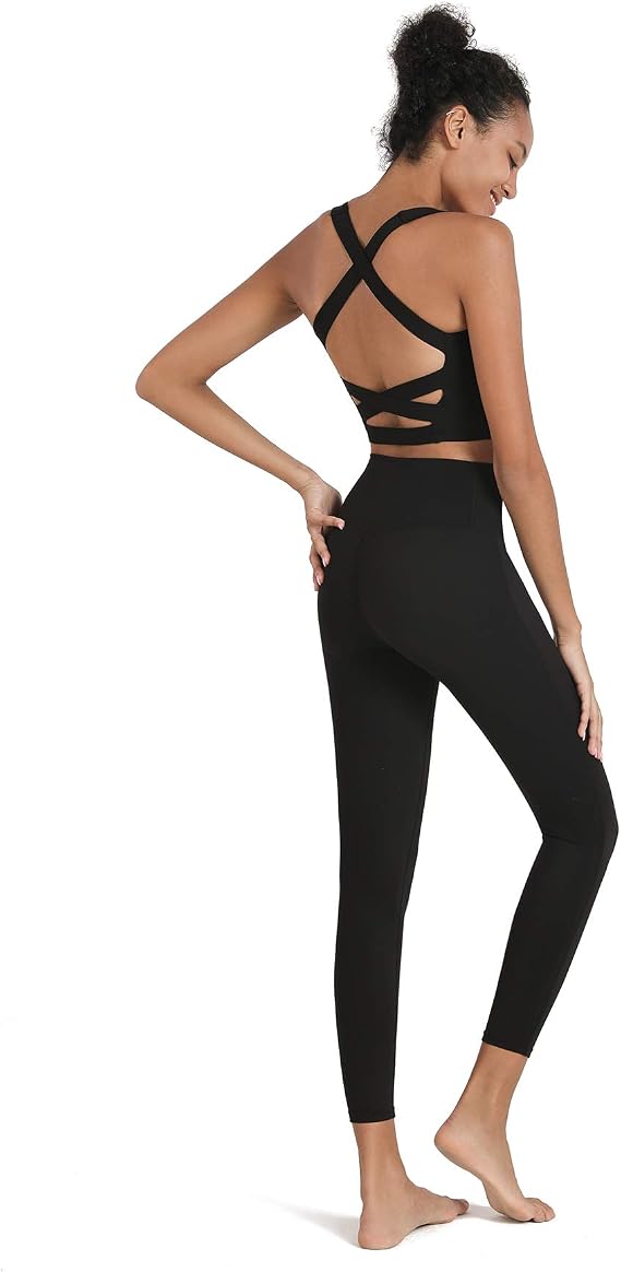 romansong Strappy Yoga Sports Bra