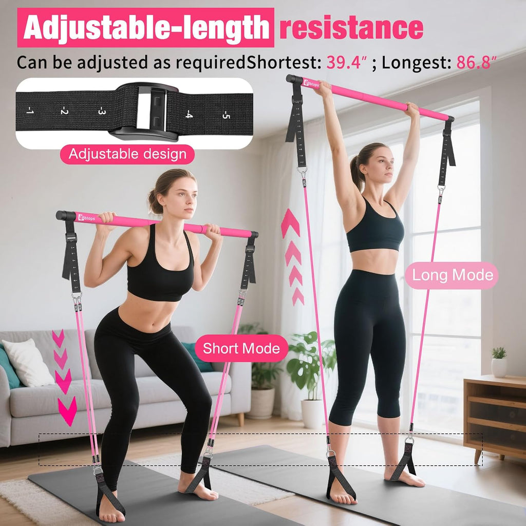 Pilates Bar Kit with Resistance Bands