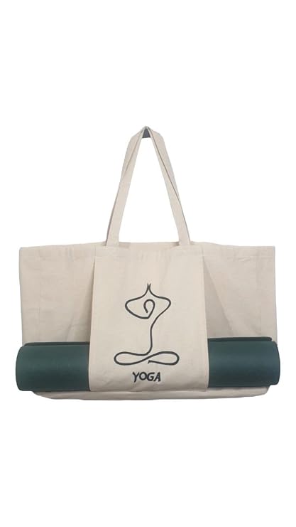 Canvas Yoga Mat Tote Bag