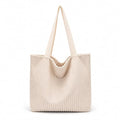 Kawn Korean Style Corduroy Tote Bag