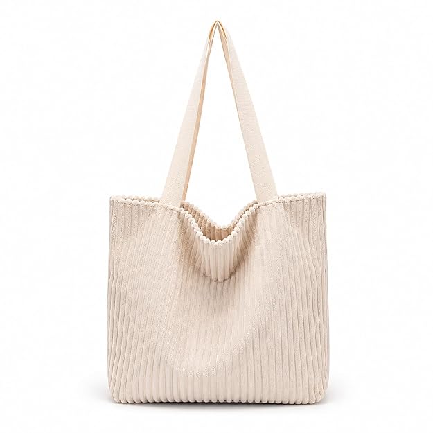 Kawn Korean Style Corduroy Tote Bag