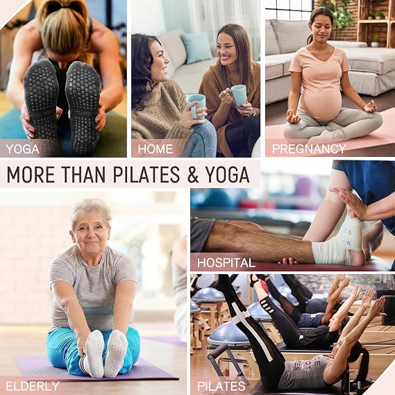 American Trends Non-Slip Pilates Socks
