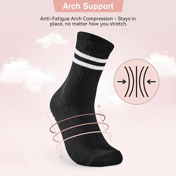 American Trends Non-Slip Pilates Socks