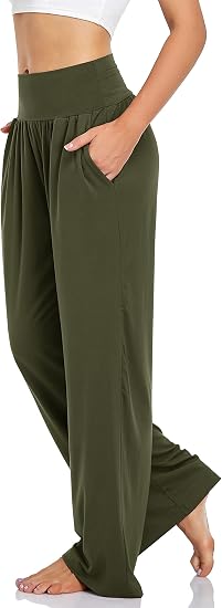 UEU High-Waisted Wide Leg Lounge Pants