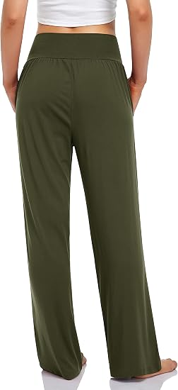 UEU High-Waisted Wide Leg Lounge Pants