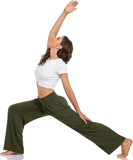 UEU High-Waisted Wide Leg Lounge Pants